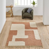 Ковер Из хлопка Triba 120 x 170 см бежевый LA REDOUTE INTERIEURS  фото, kupilegko.ru